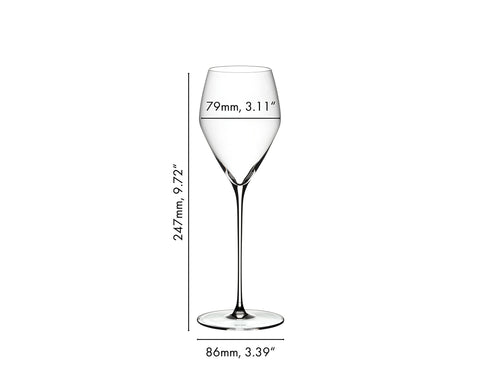Machine-made precision meets champagne design in Riedel Veloce collection.