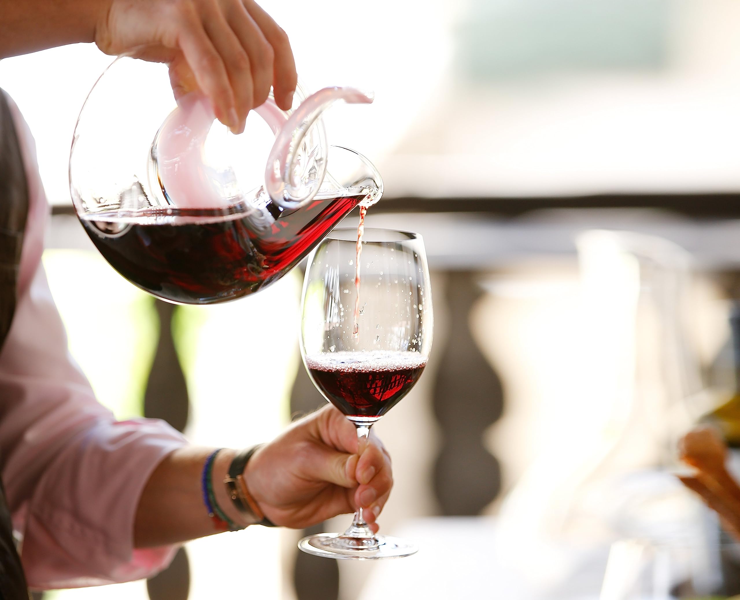 Riedel Vinum bouquet-development bowl helps full-bodied reds release aromas.