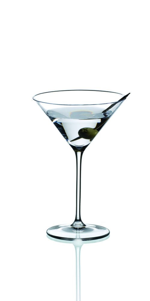 Riedel Vinum XL martini glasses set of 2 with a sleek stem for elegant cocktails