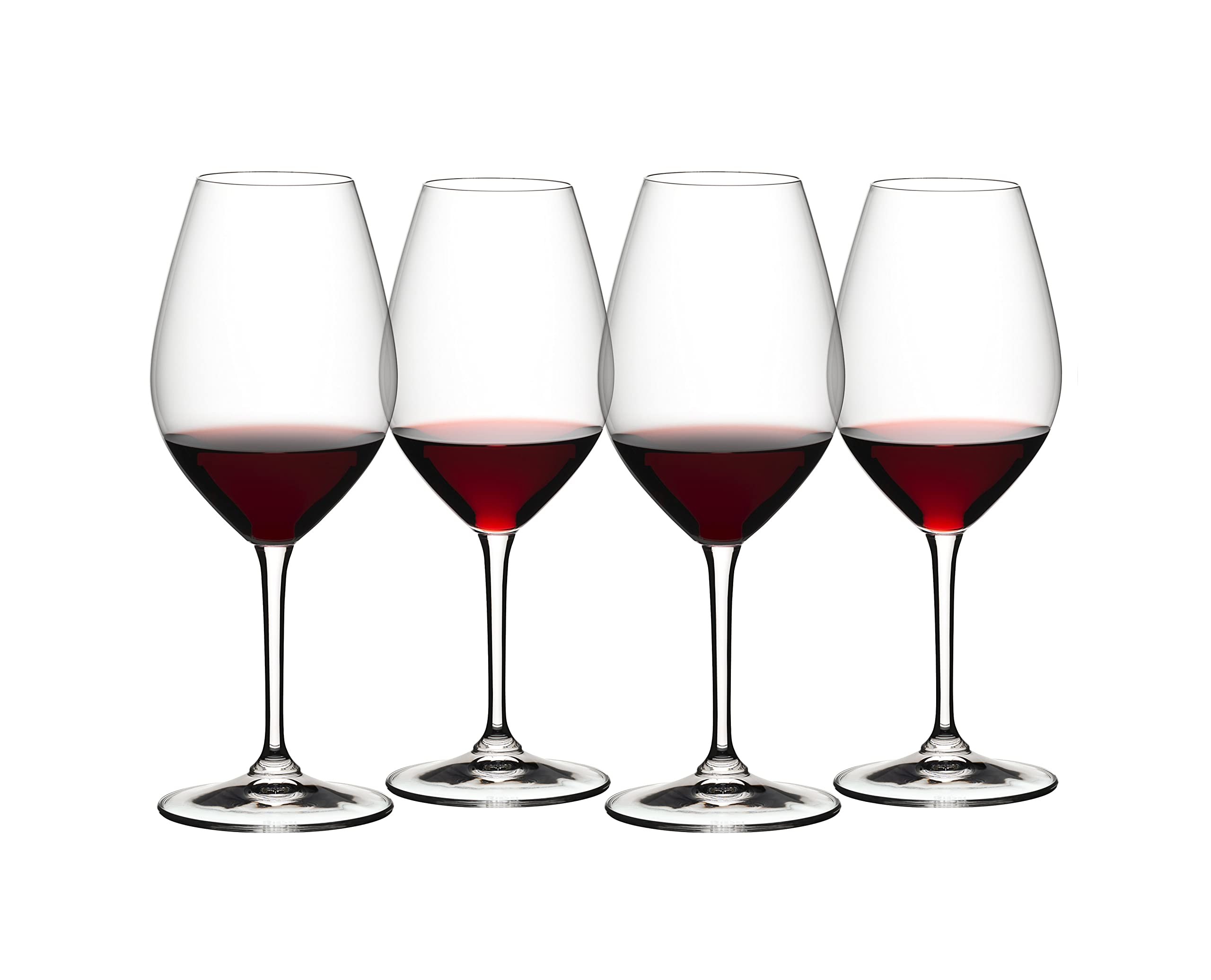 Riedel Wine Friendly red glass set of four with 23 oz capacity for home tastings.