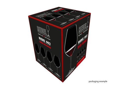 Riedel Wine Friendly red glass is dishwasher-safe for easy cleanup.
