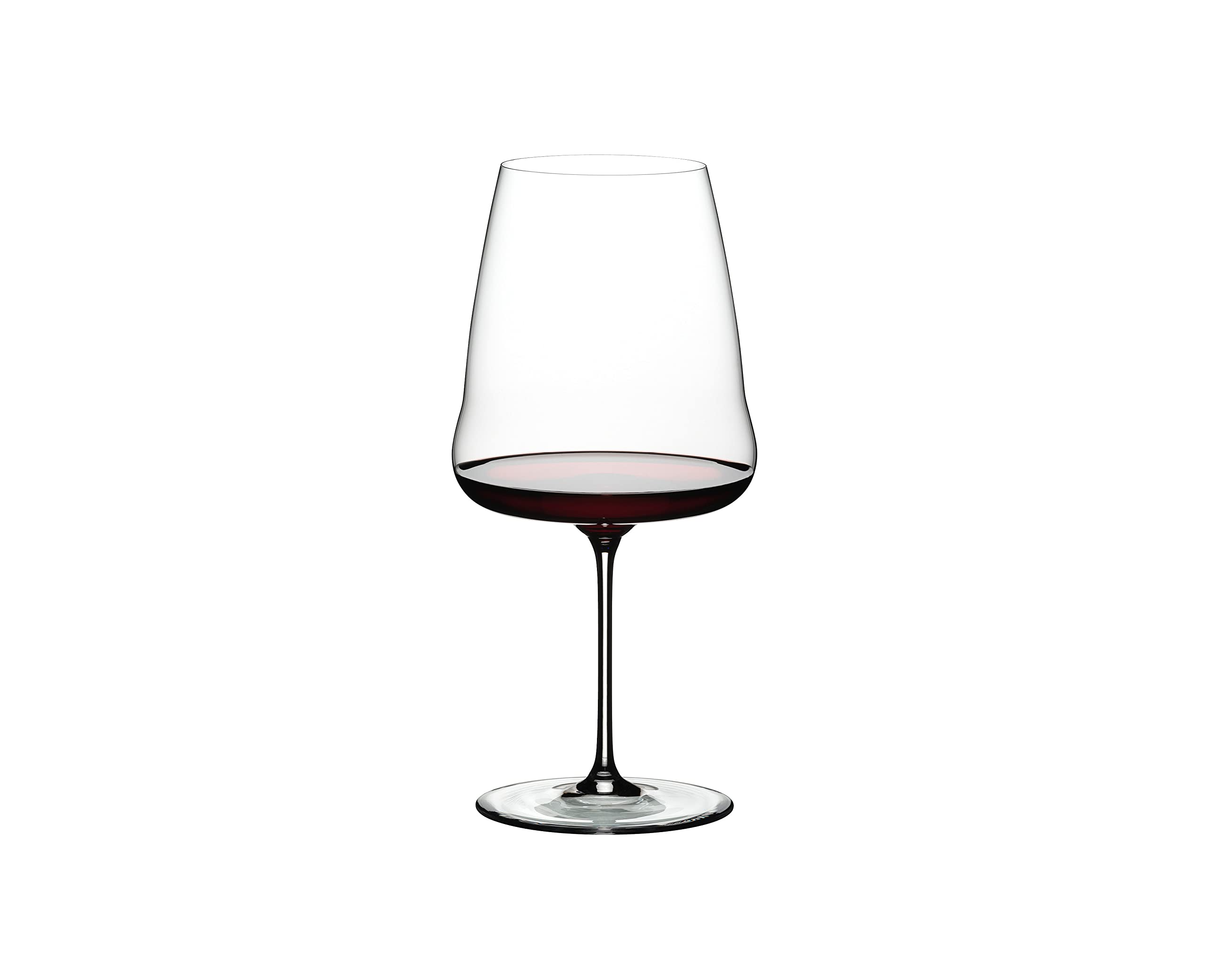 Riedel Winewings flat-bottom glass enhances aroma exposure