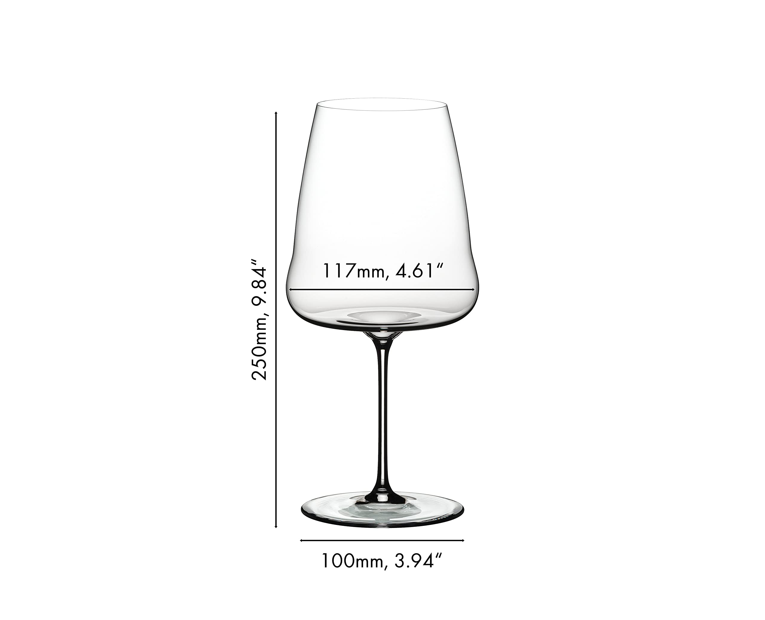 Riedel Winewings Cabernet Sauvignon glass for bold red wines