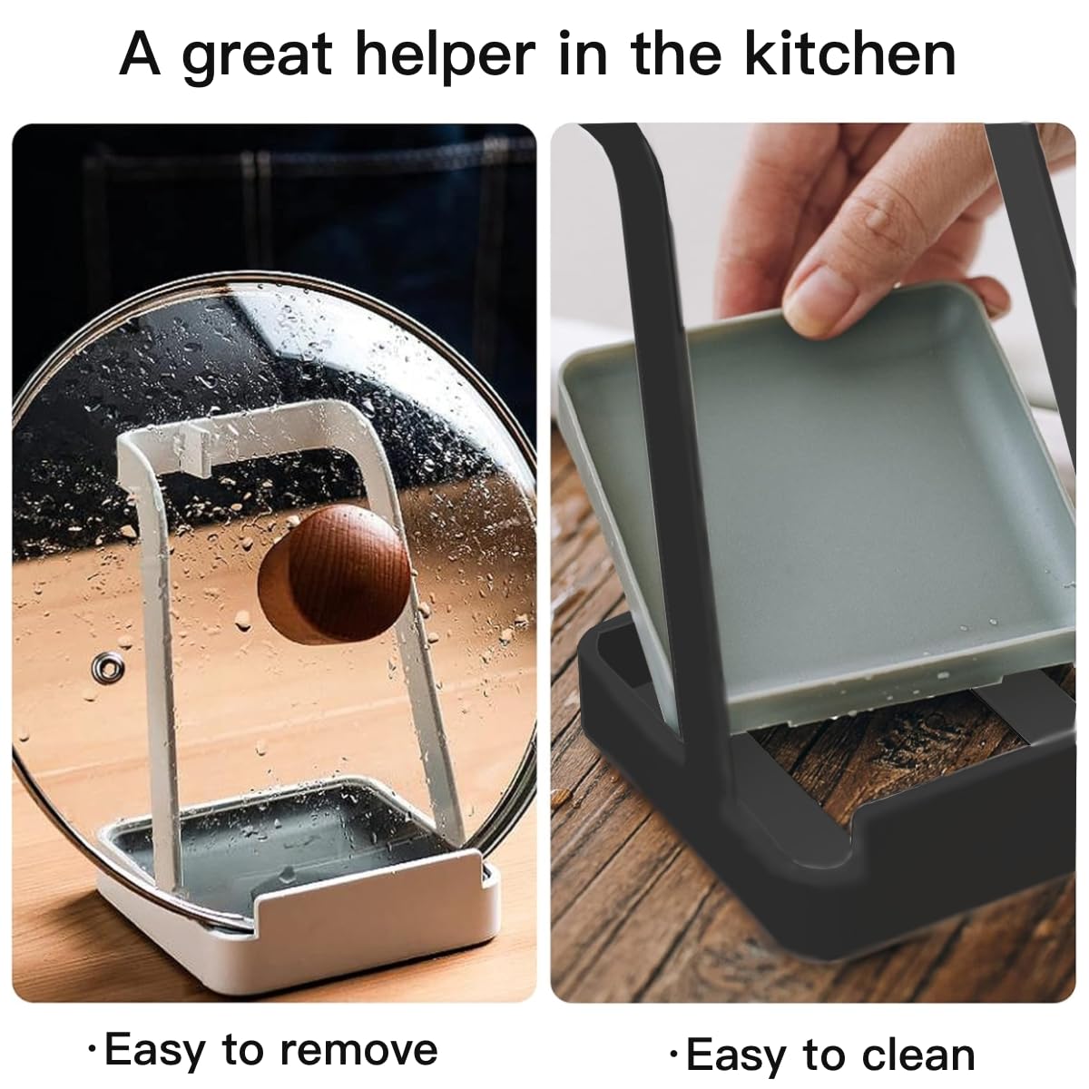 Rievem non-slip base maintains stability during cooking