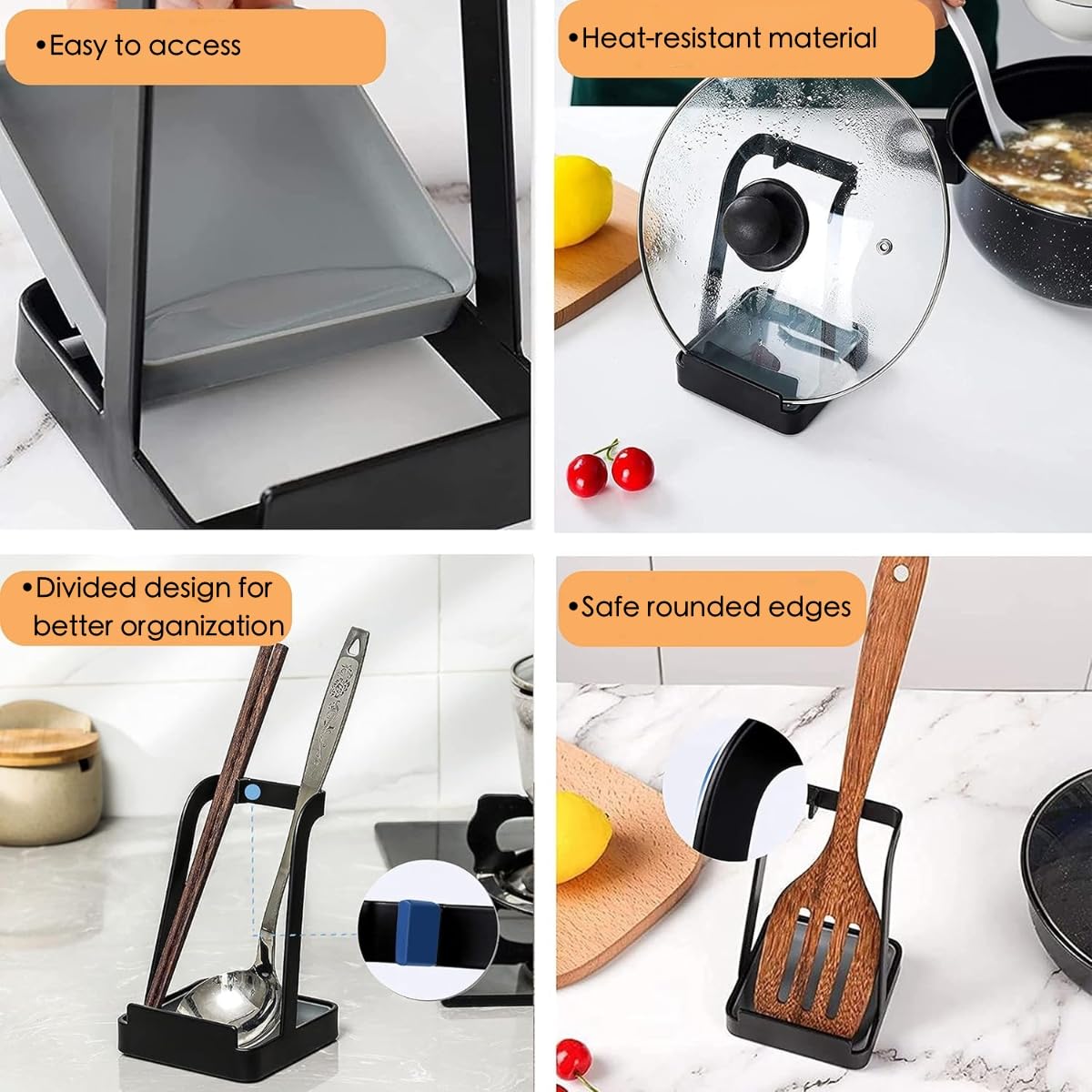 Rievem removable drip tray catches drips for easy cleanup