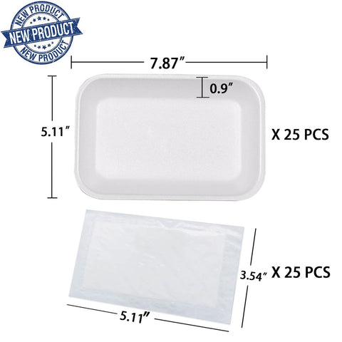 RIKICACA bulk-pack trays suitable for deli counters and catering use.