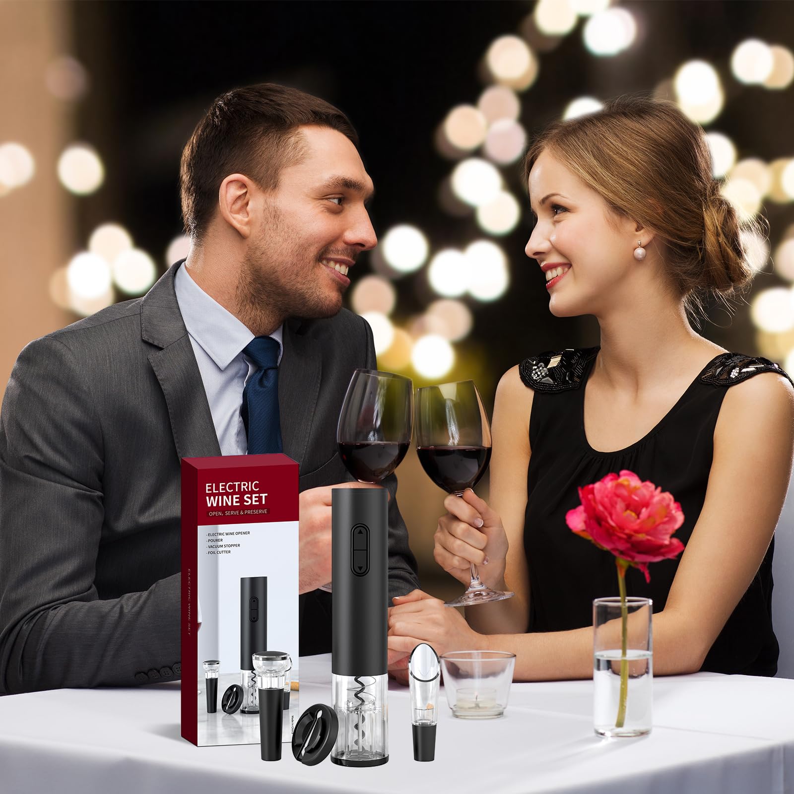 Rikuy foil cutter neatly removes foil for fast bottle prep.