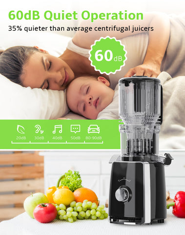 Rilara yields dry pulp for easier waste management and cleaner juicing routines.