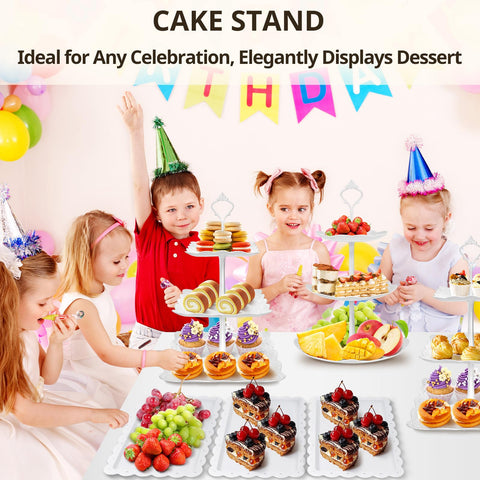 Rindoujin three-tier cupcake stand for layered desserts and easy access
