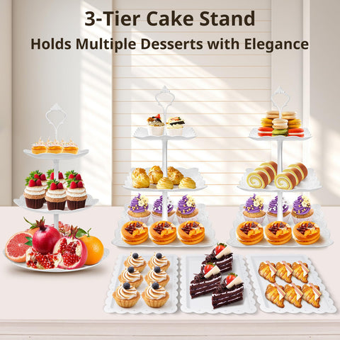 Rindoujin rectangular serving trays neatly display assorted treats