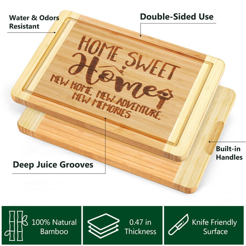 Ringshine dual-use cutting and serving board, ideal for meal prep and cheese platters.