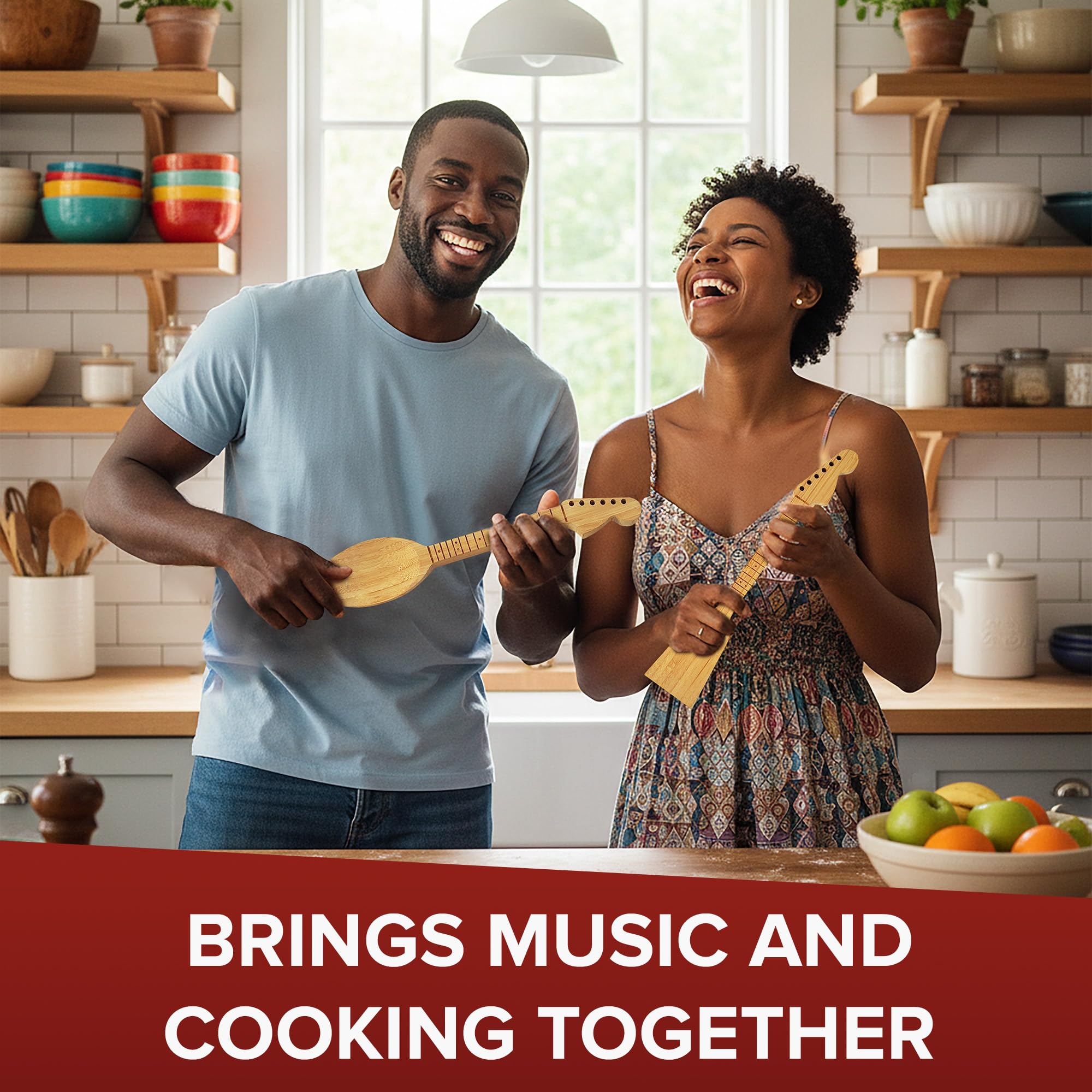 Rise8 Studios guitar-theme design adds stylish kitchen flair