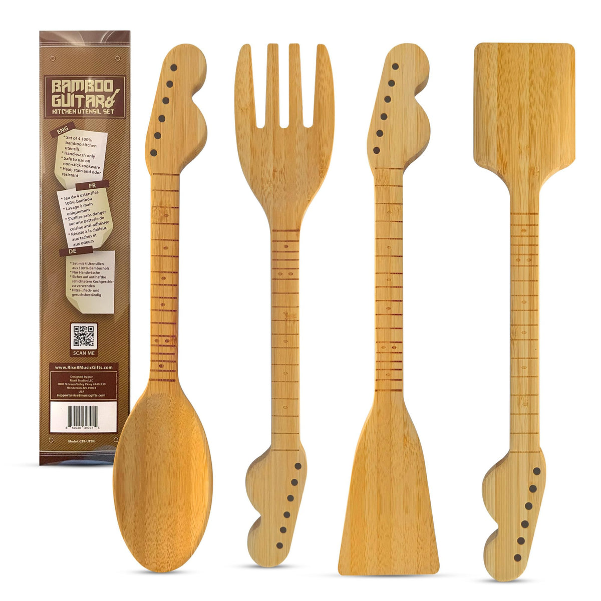 Rise8 Studios guitar utensils box gift-ready display