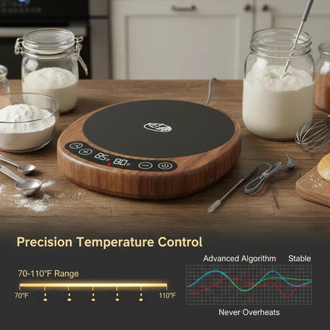 Risecret Pro 2026 dough probe inside emphasizes internal warmth monitoring