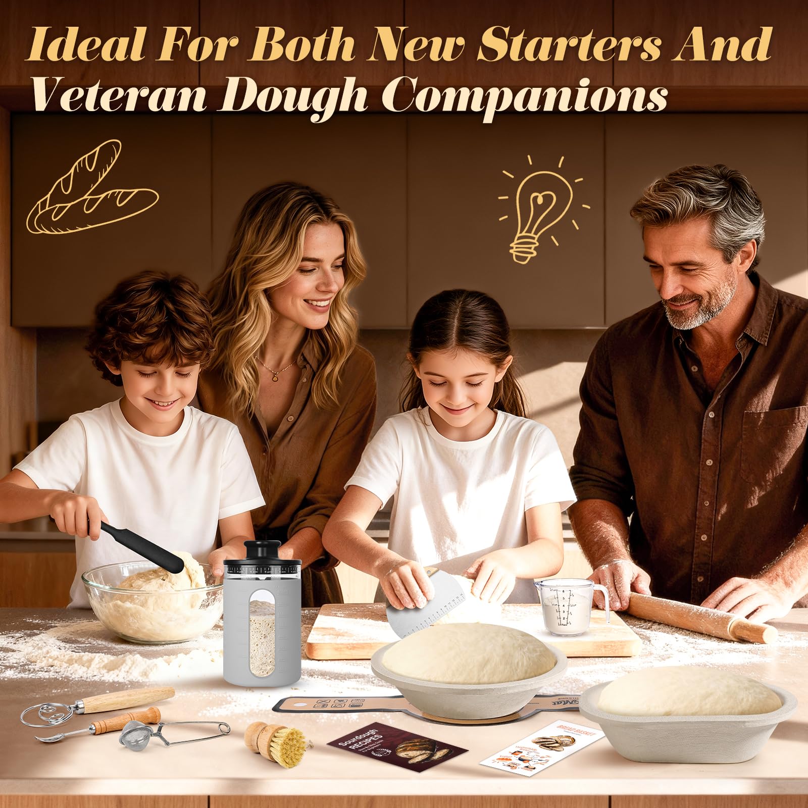 Risecret starter jar with airflow lid shows easy fermentation and aroma development