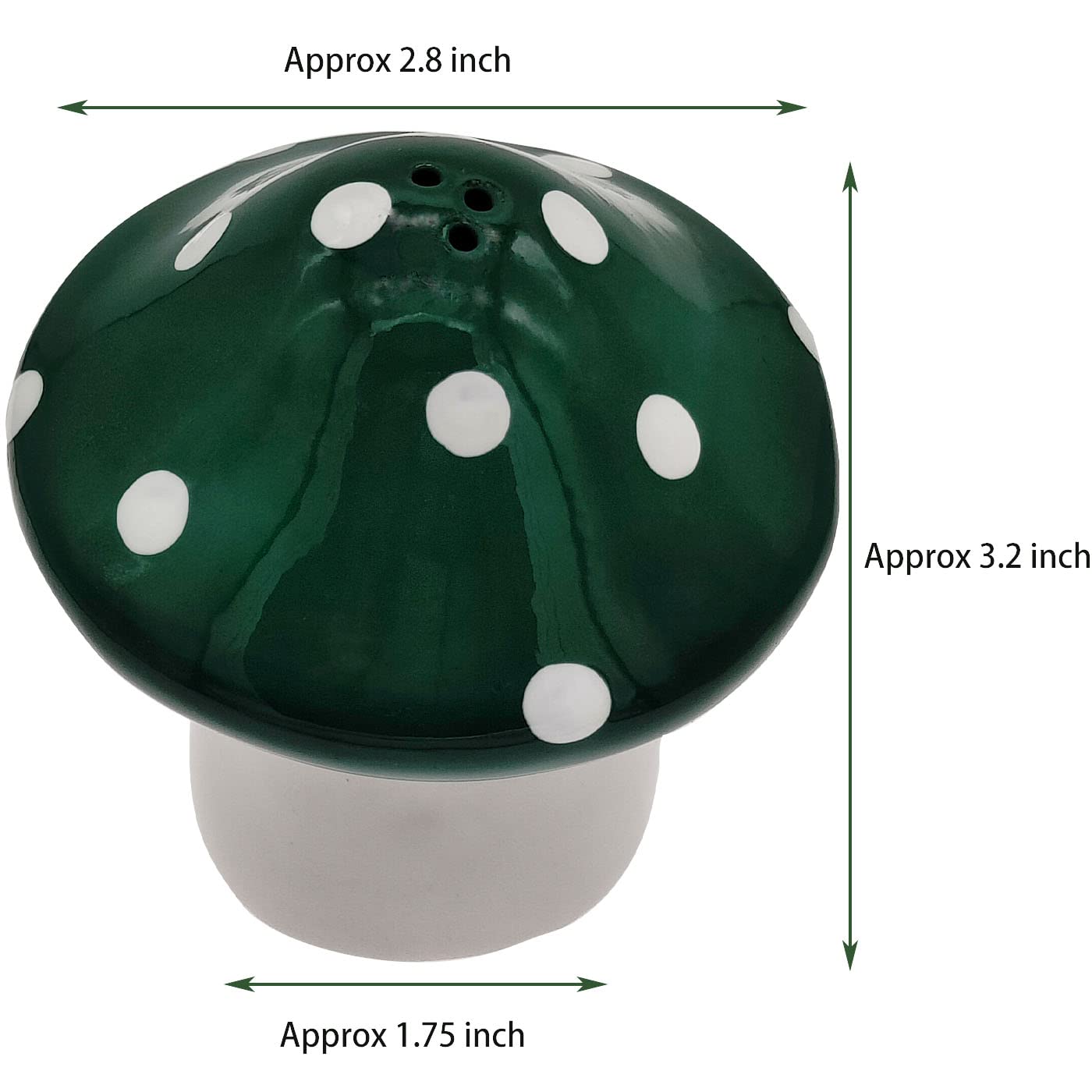 Ritadeshop red mushroom shaker enhances dining table charm