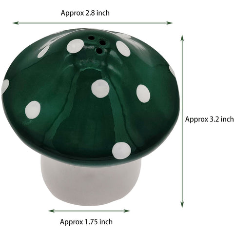 Ritadeshop red mushroom shaker enhances dining table charm