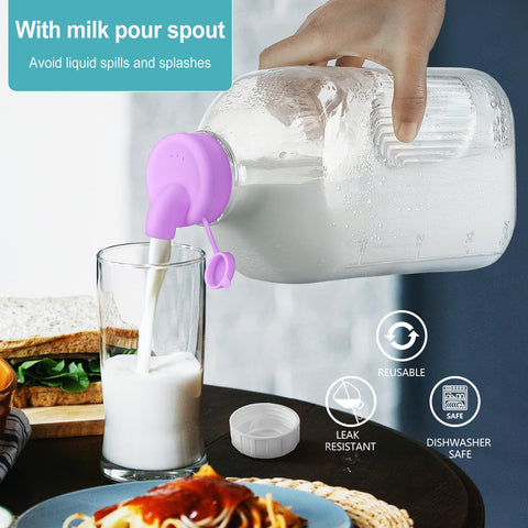 Ritayedet glass bottle with dual scale lines for precise measurement