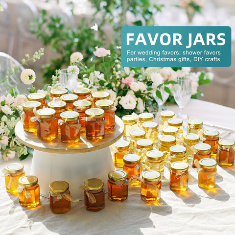 Ritayedet six-sided glass jar demonstrates contents clearly, perfect for candies, jams, or spices.