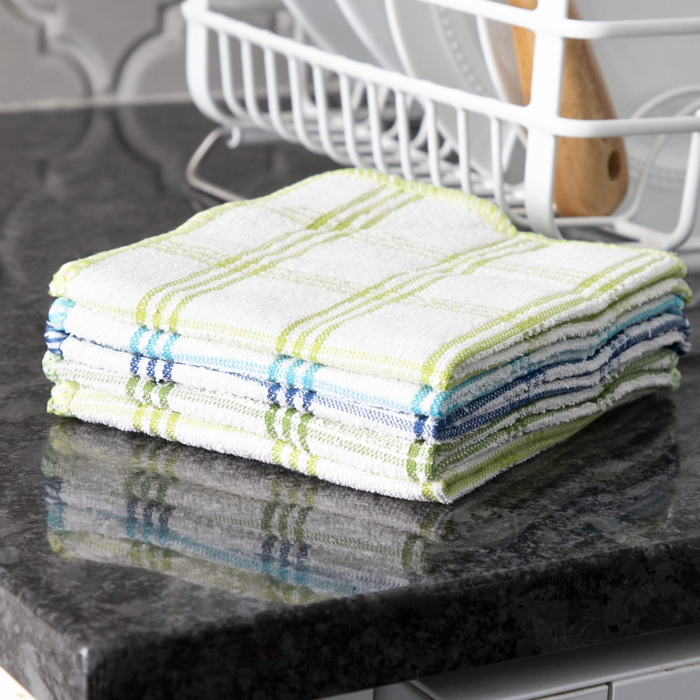 Ritz 12x12 towels are machine washable for easy care.