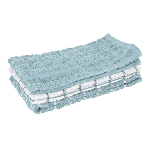 Ritz Premium cotton terry check towels absorbent for quick drying of dishes