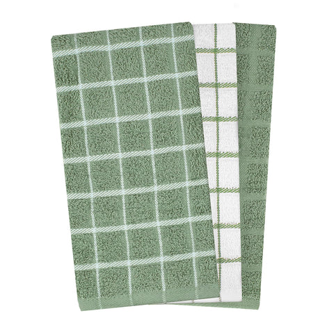 Ritz Premium dark check towel, stylish and practical for spill cleanup