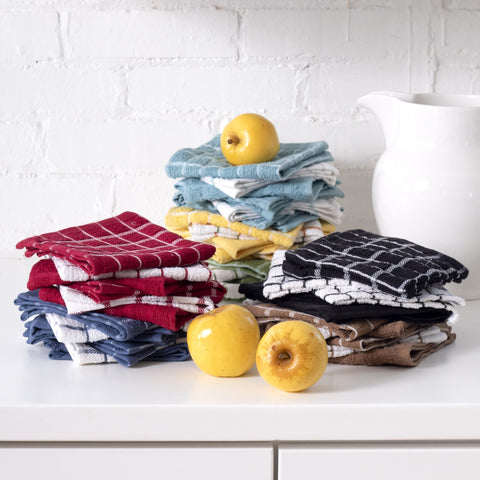 Ritz Premium cotton terry dishcloth close-up shows soft, durable fibers.