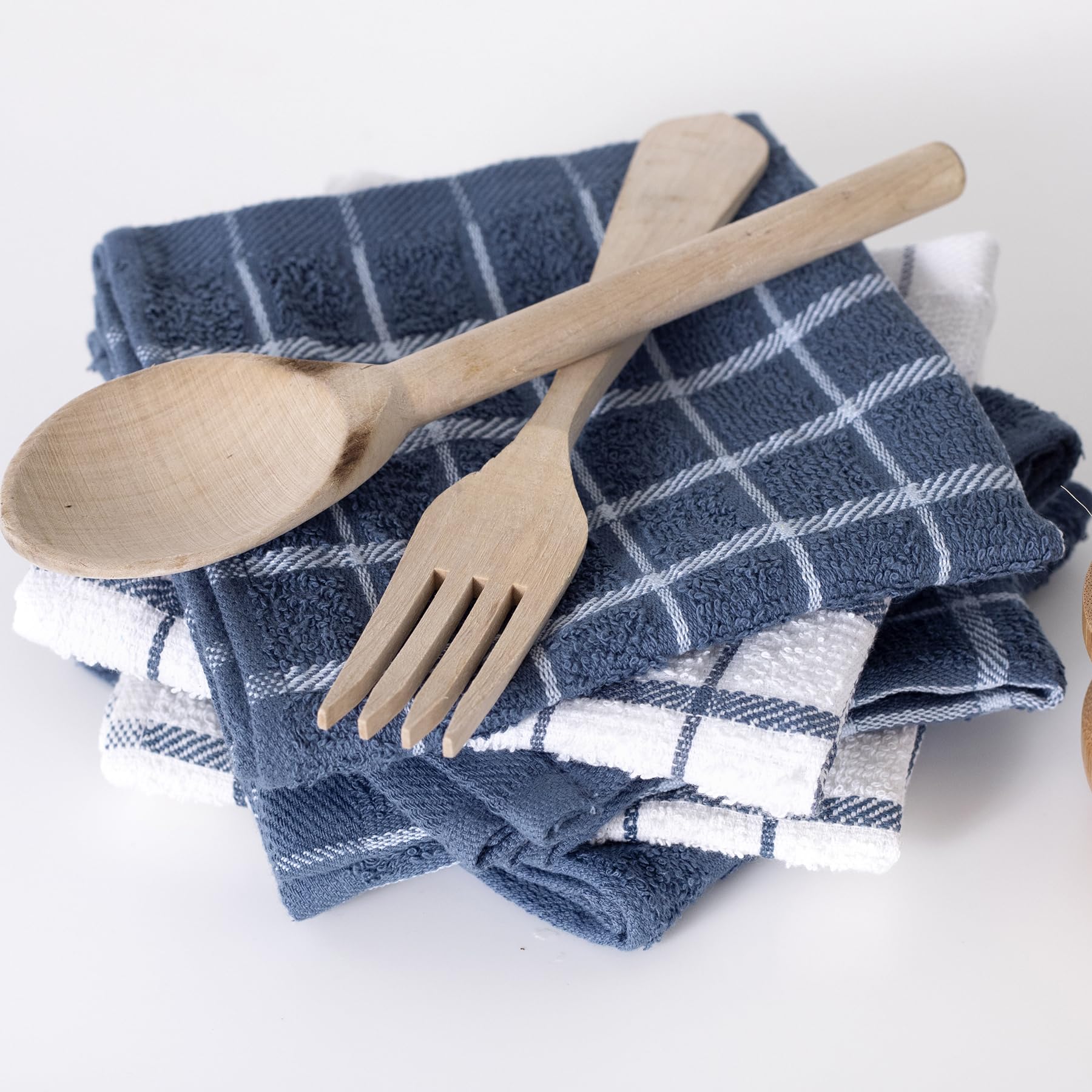 Ritz cotton dishcloths are machine washable for easy laundry days.