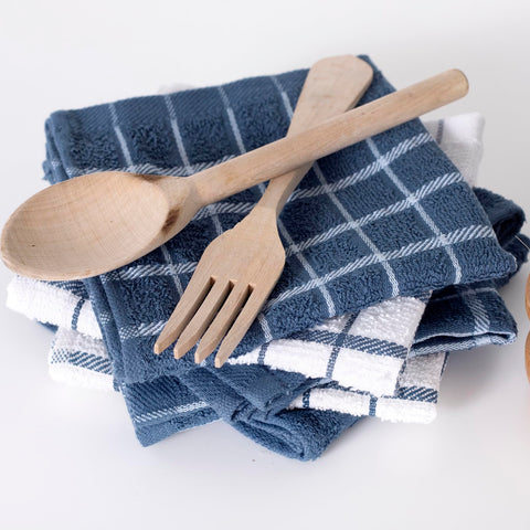 Ritz cotton dishcloths are machine washable for easy laundry days.