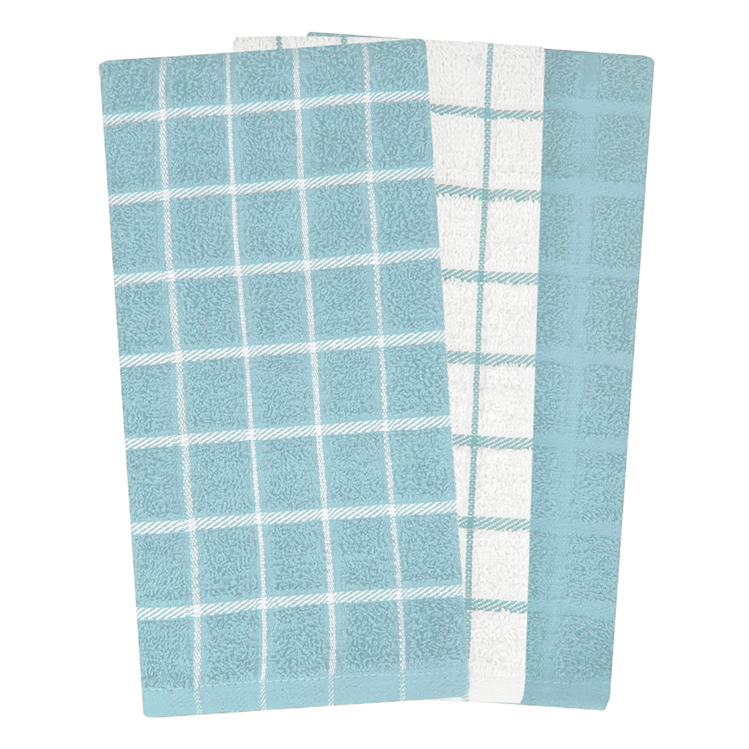 Ritz Premium terry check towels soft texture ideal for everyday kitchen use