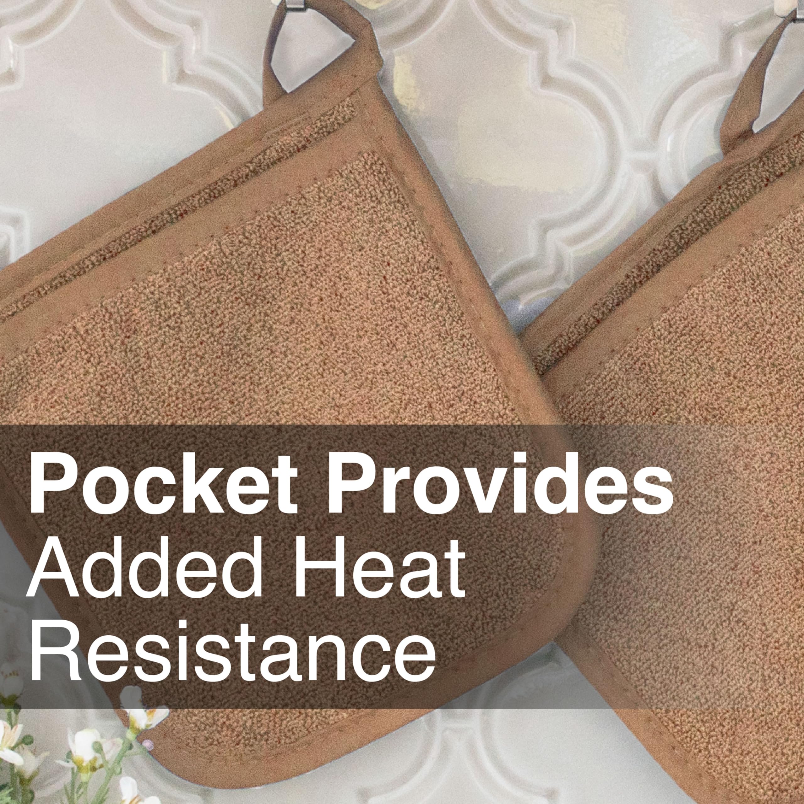 RITZ Royale pocket mitt machine washable for easy cleanup.