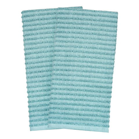 Close-up of wave terry loop texture on a RITZ Royale towel.