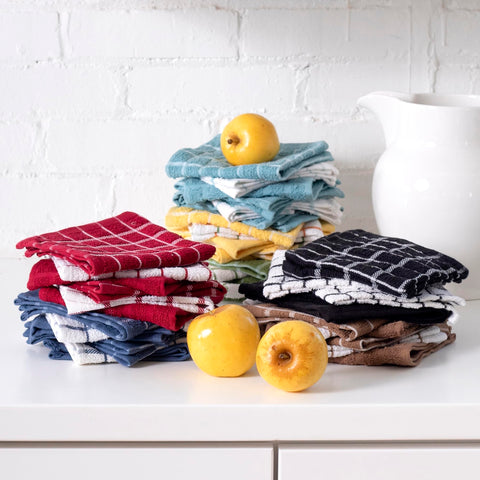 RITZ terry check cloth set coordinates with Ritz kitchen textiles collection
