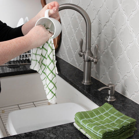 RITZ dish cloth set features soft 100% cotton texture