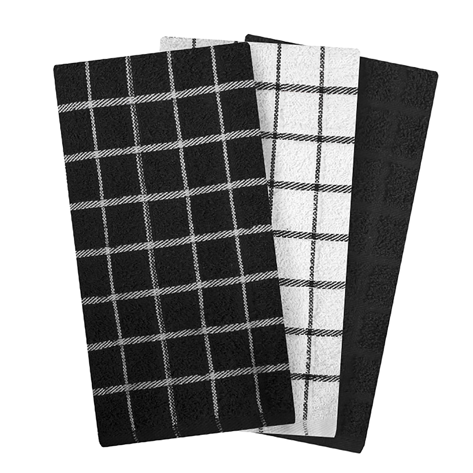 Ritz terry check kitchen towel 15x25 inches, absorbent and ready for spills