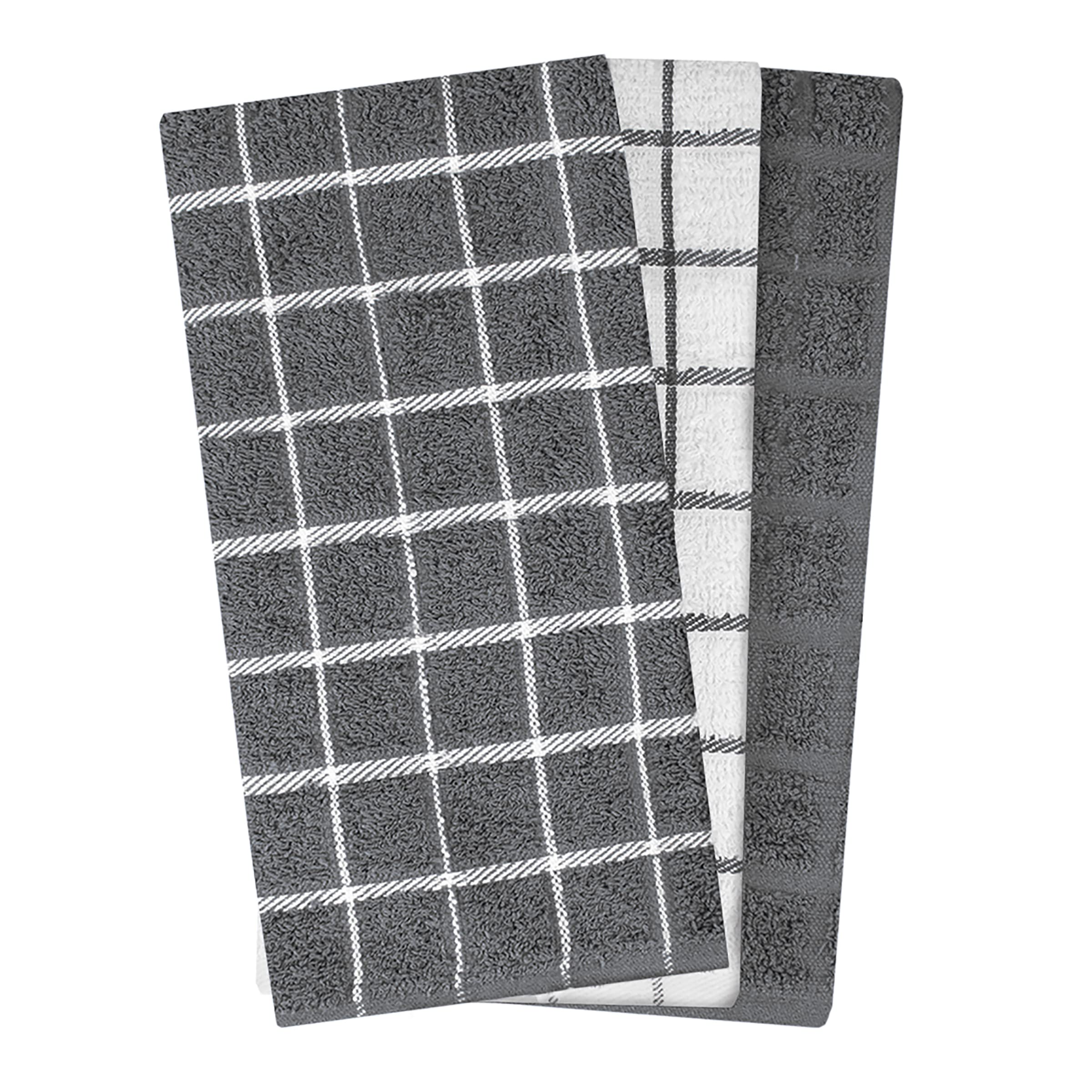 Ritz terry loop construction closeup, showing soft, durable fabric for daily drying tasks.