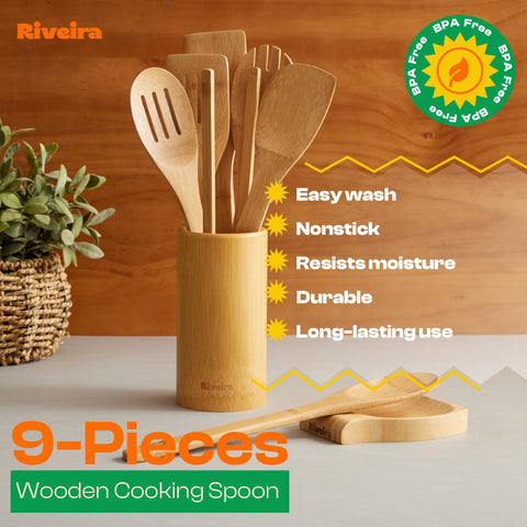 Riveira slotted spoon for draining pasta and soups