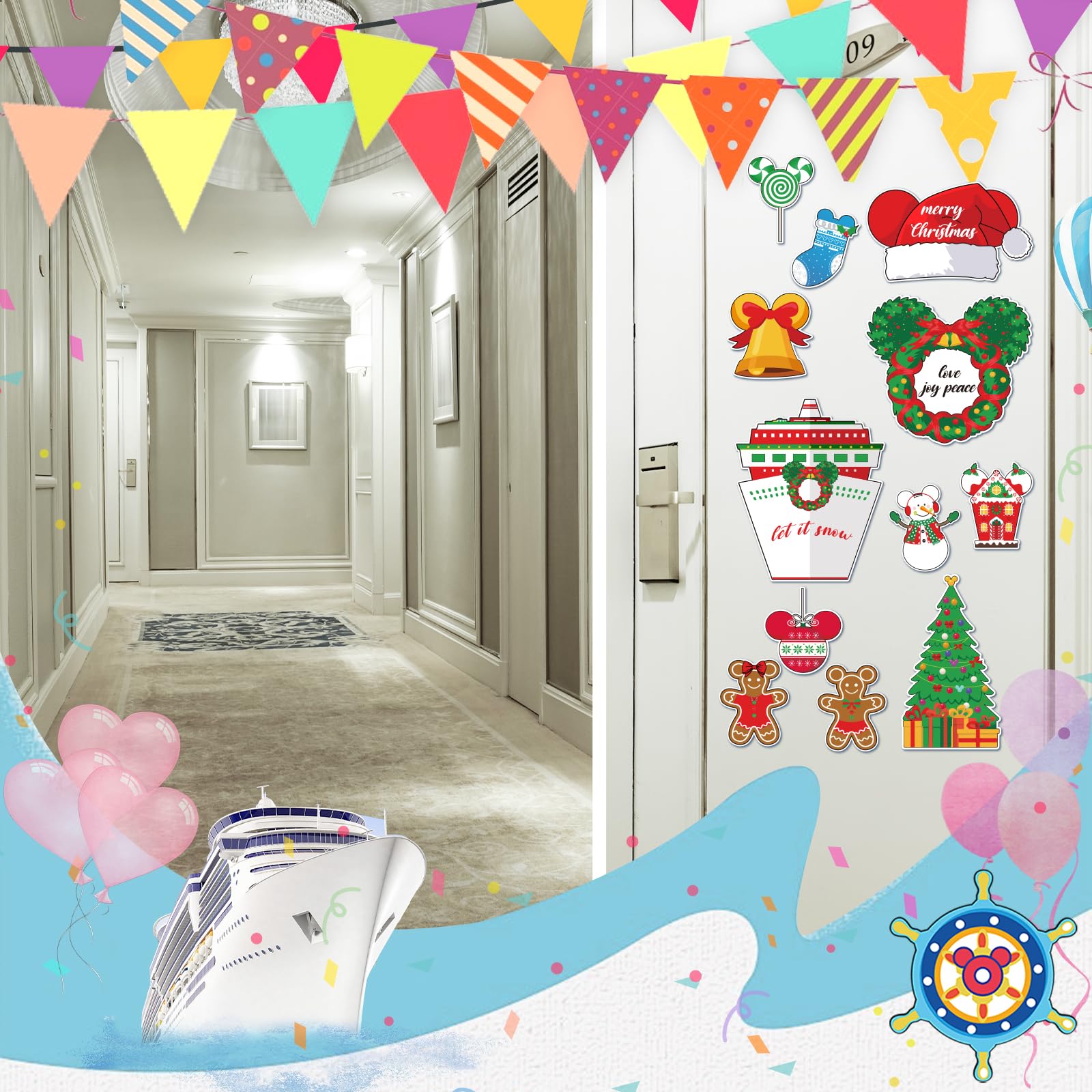 RiVolTa Christmas tree magnet brightening any metal door or fridge