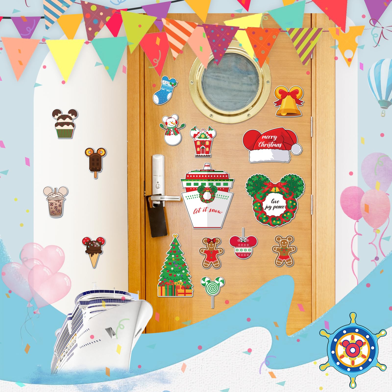 RiVolTa gingerbread man magnet ideal for lockers or metal surfaces