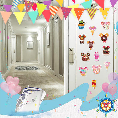 RiVolTa cake mouse cruise door magnet brightens refrigerators and lockers