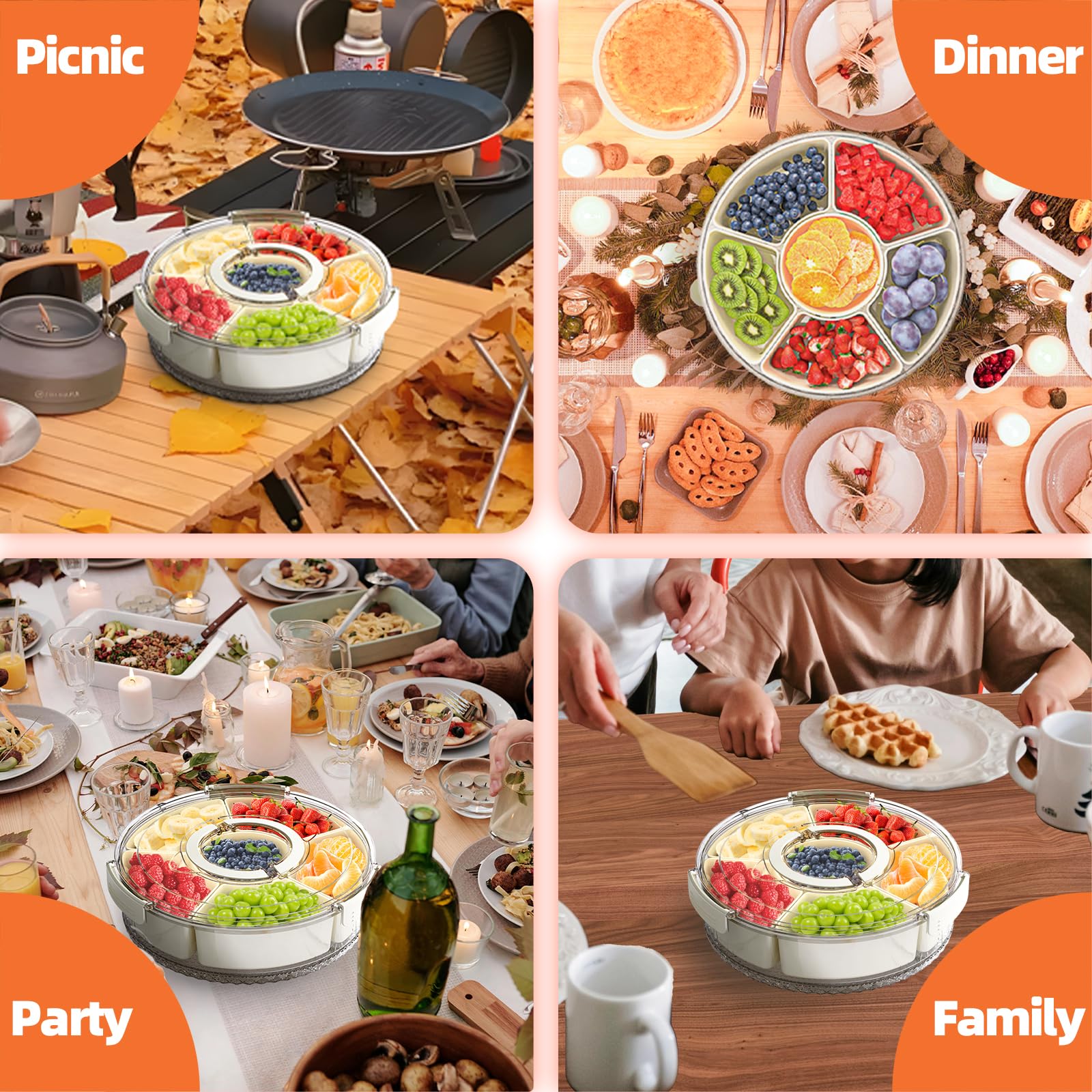 riyeloi clear lid shows contents at a glance for guests.