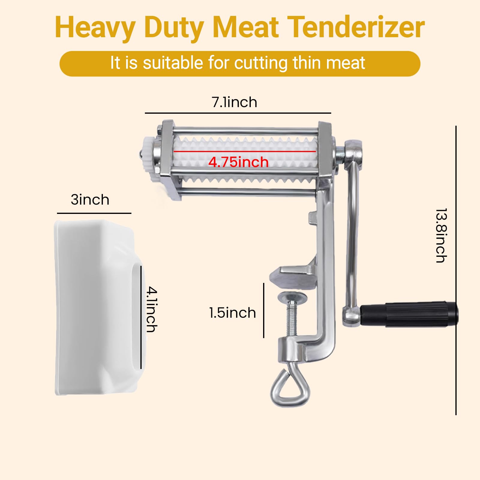 RLOZUI aluminum housing shown, emphasizing durability and easy cleaning after tasks.