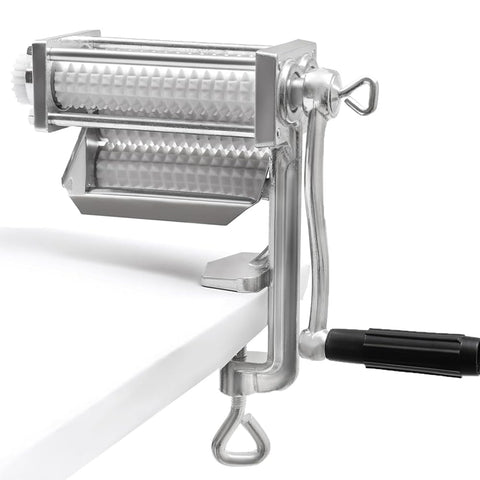 RLOZUI heavy-duty meat tenderizer shown from side view for even marinade absorption.