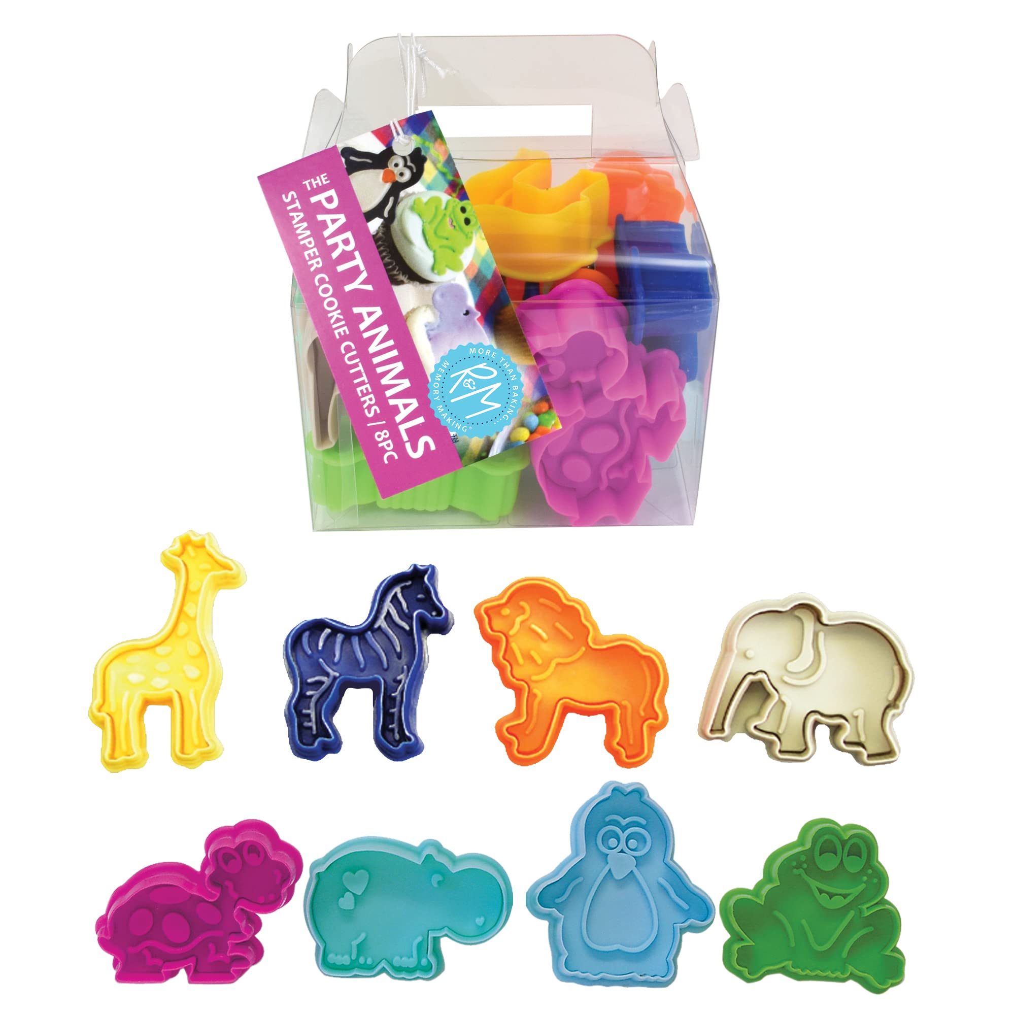 R&amp;M Animal stamper giraffe design for playful cookies and easy party treats