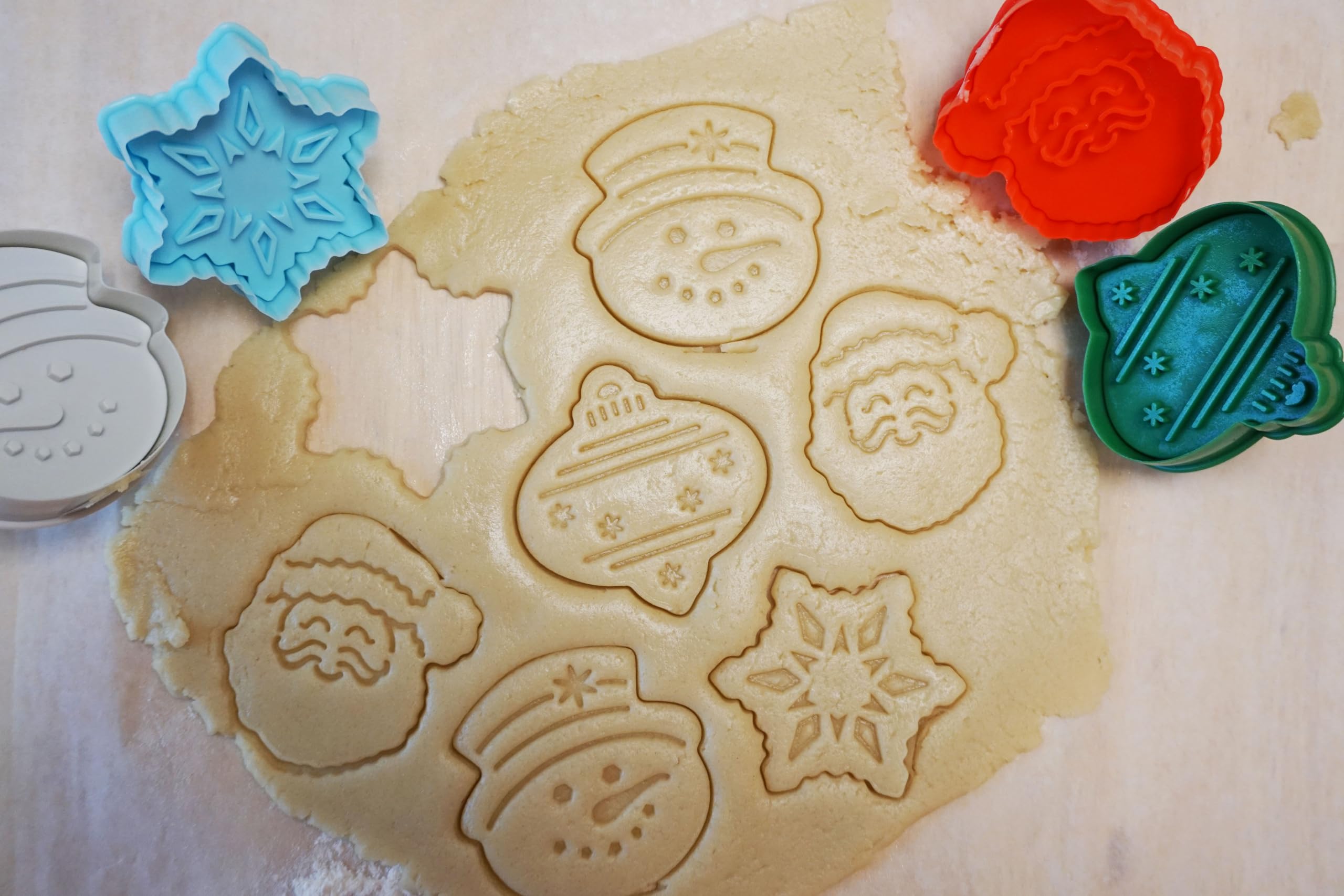 R&M Holiday kitchen scene highlights the four-stamper setup in action
