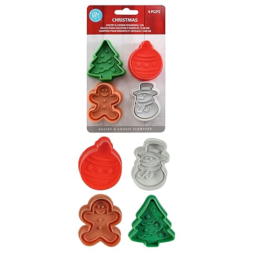 R&M Snowman stamper ready to imprint a playful snowman on dough