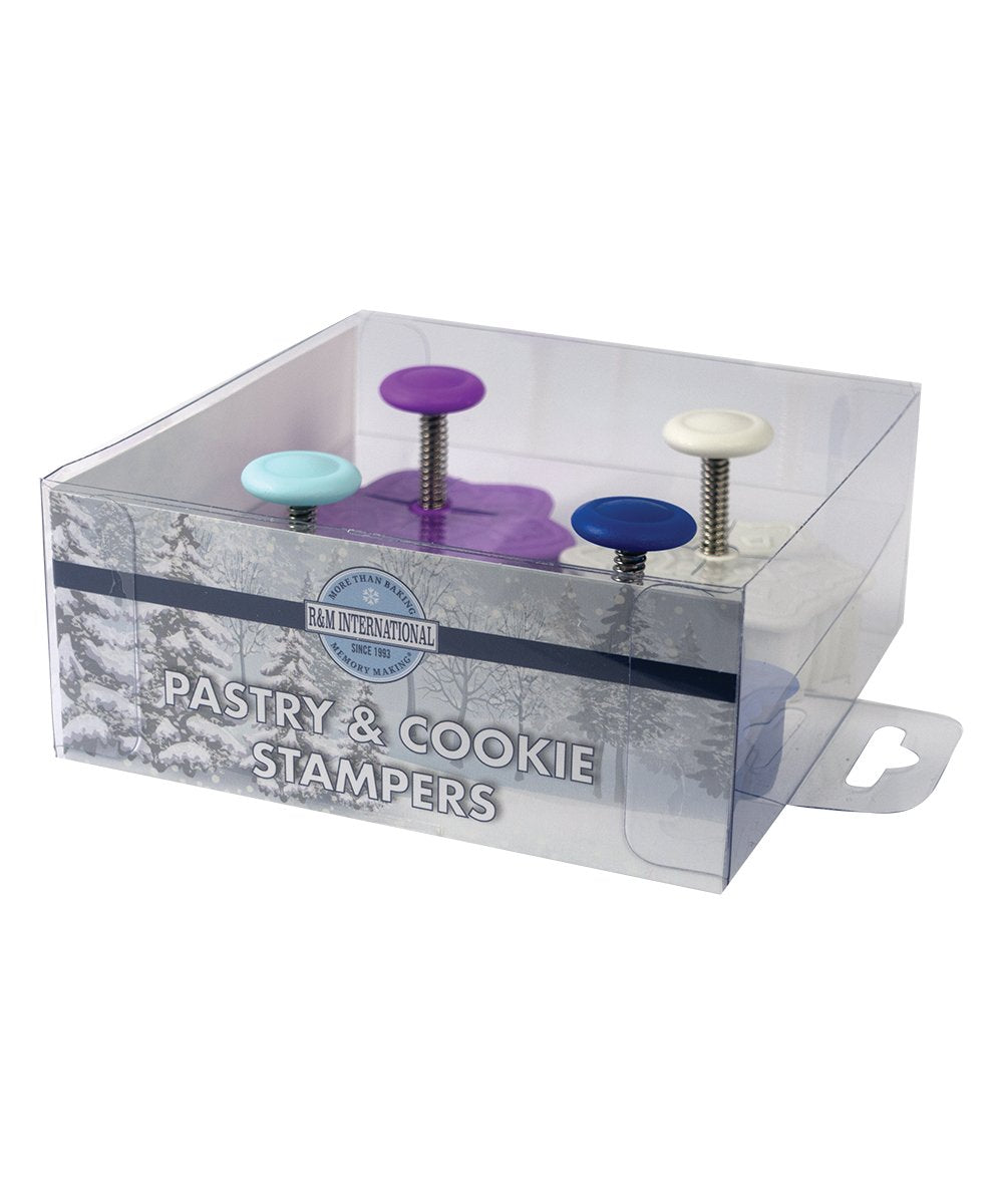 R&M cookie cutters emboss while cutting for decorative tops