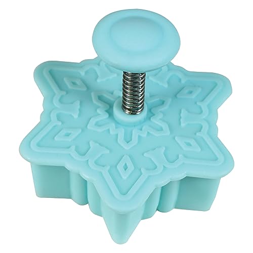 R&M Christmas snowflake cutter shape D yields consistent pastry designs
