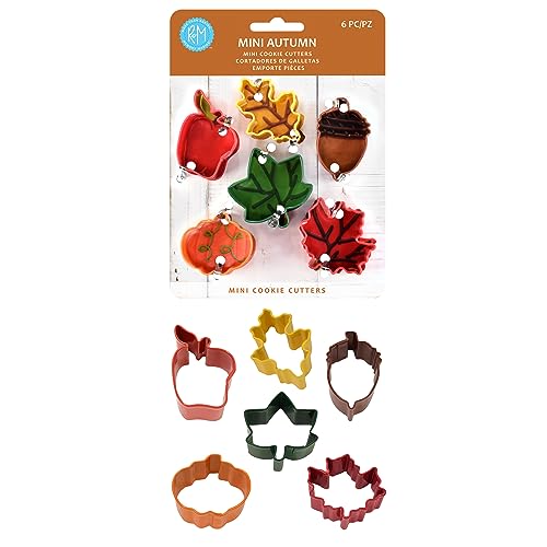R&amp;M International mini pumpkin cookie cutter for fun autumn treats.