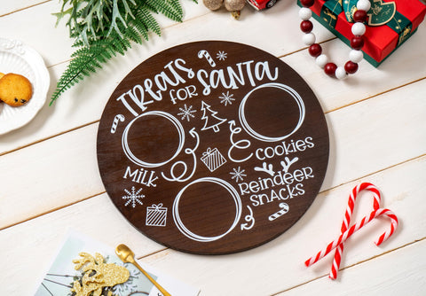 Rmeosye Christmas decor wooden plate enhances home festivities